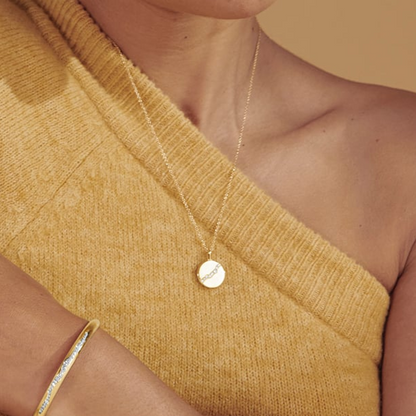 1/8 CTW Lab Grown Diamond Fairmined Tierra Pendant