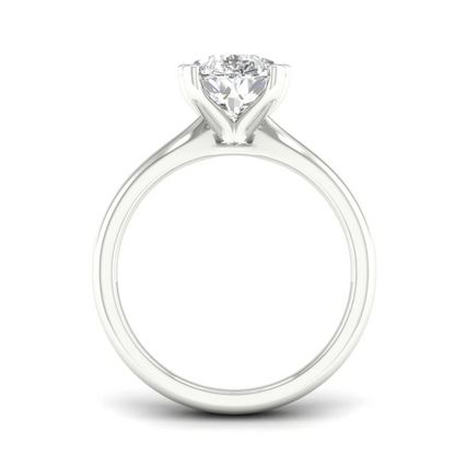 3 CT Antique Pear Lab Grown Diamond Solitaire Ring For Women