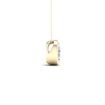 1 CTW Lab Grown Diamond Bezel Set Pendant