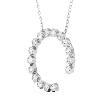 0.50 CTW Lab Grown Diamond Round Cut Pendant