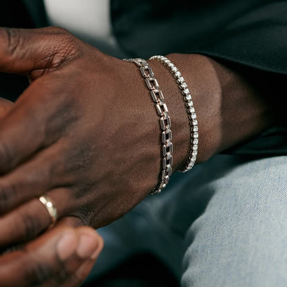 4CTW 7 inch Certified Round Lab Grown Diamond Tennis Bracelet