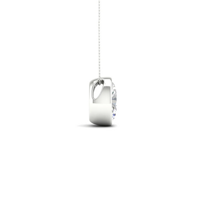 1 CTW Lab Grown Diamond Bezel Set Pendant