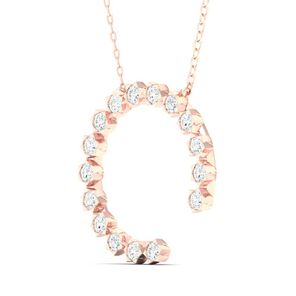 0.50 CTW Lab Grown Diamond Round Cut Pendant