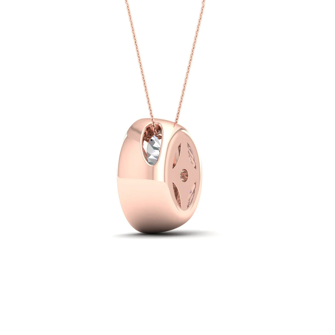 1.50 CTW Lab Grown Diamond Solitaire Pendant