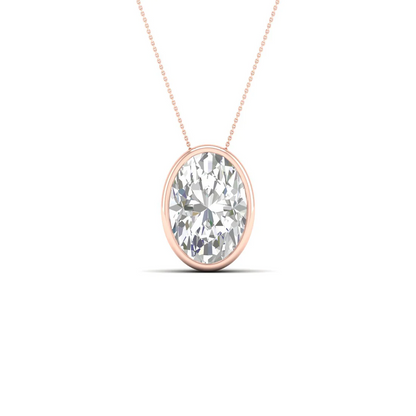 1.50 CTW Lab Grown Diamond Solitaire Pendant