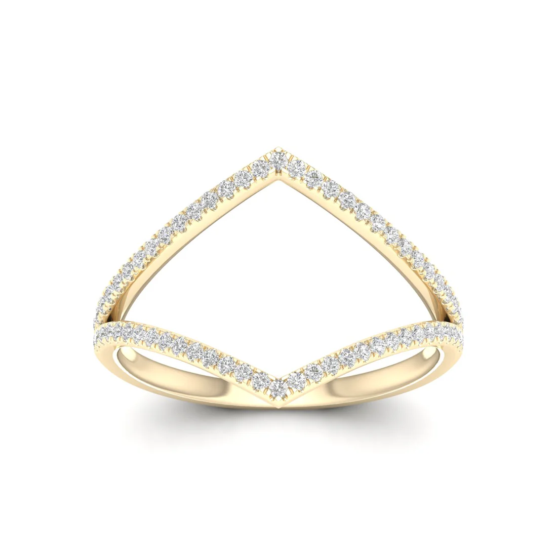 0.23Ctw Lab grown Diamond Vanki Wedding Band