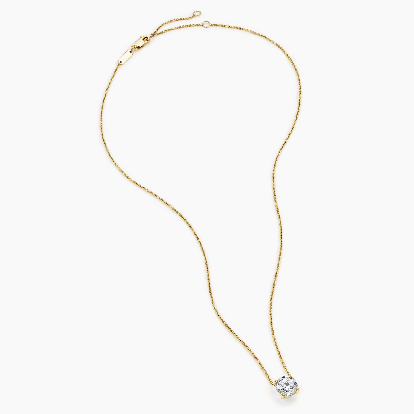 2 CTW Lab Grown Diamond Solitaire Pendant