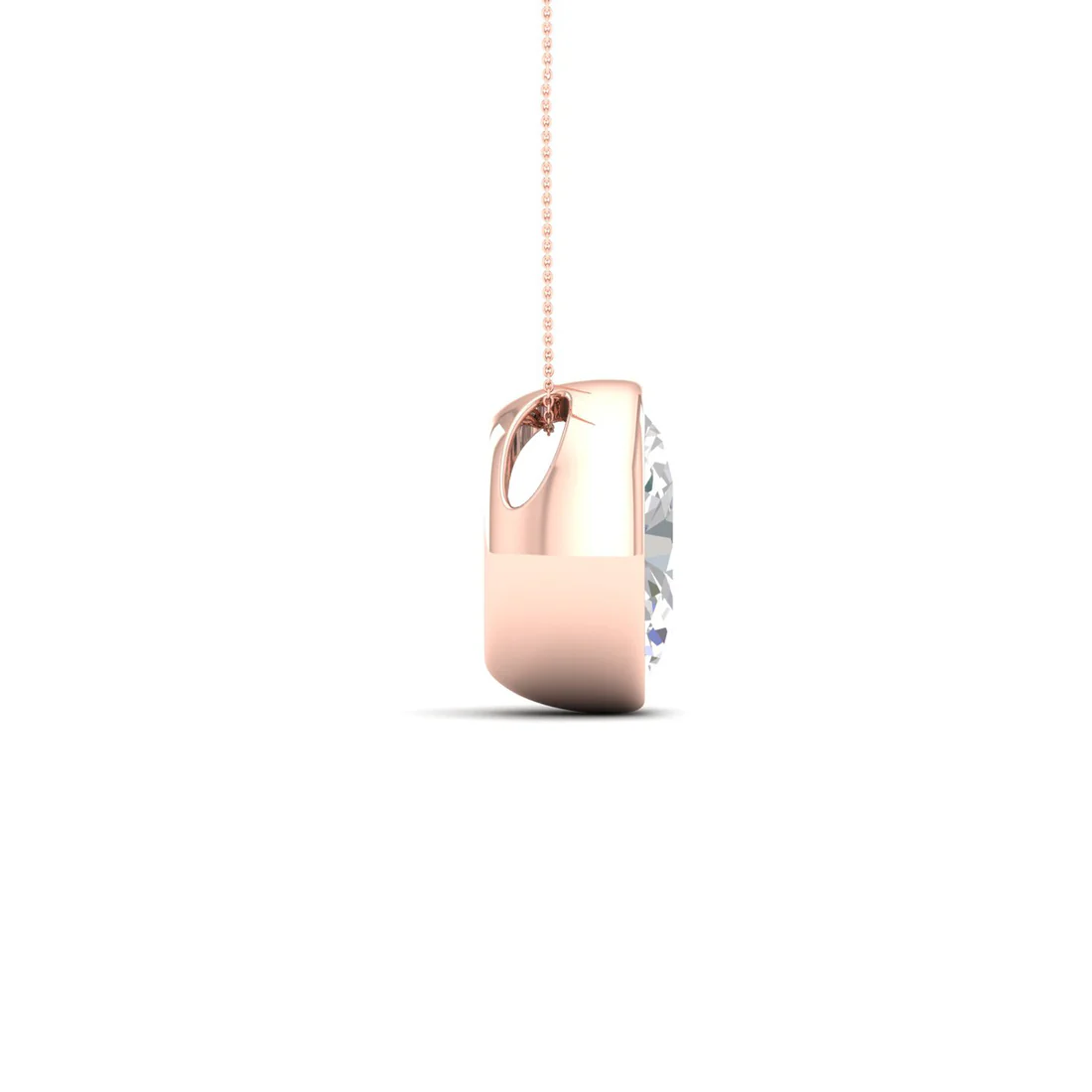 1.50 CTW Lab Grown Diamond Solitaire Pendant