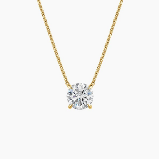 2 CTW Lab Grown Diamond Solitaire Pendant