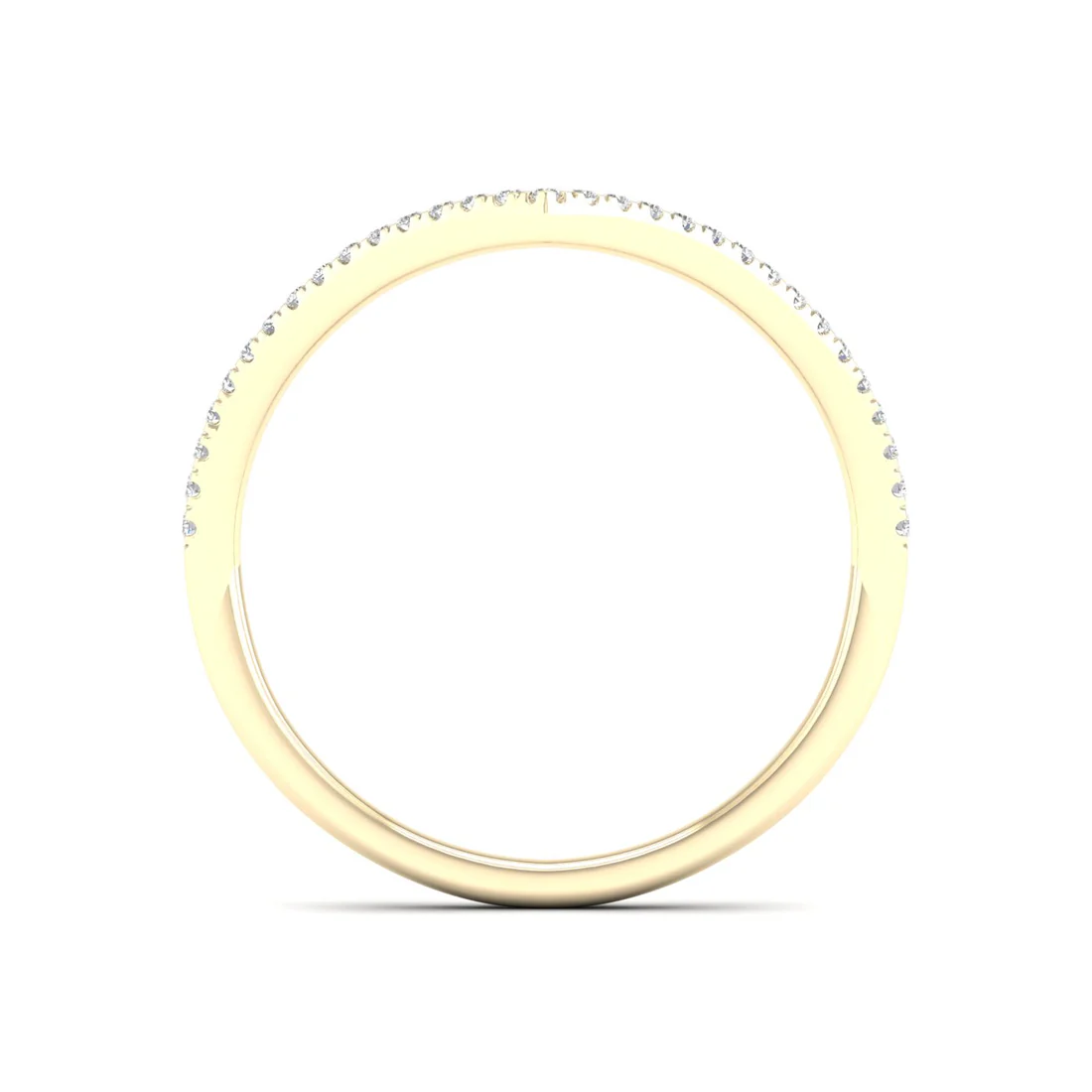 0.23Ctw Lab grown Diamond Vanki Wedding Band