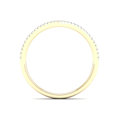 0.23Ctw Lab grown Diamond Vanki Wedding Band