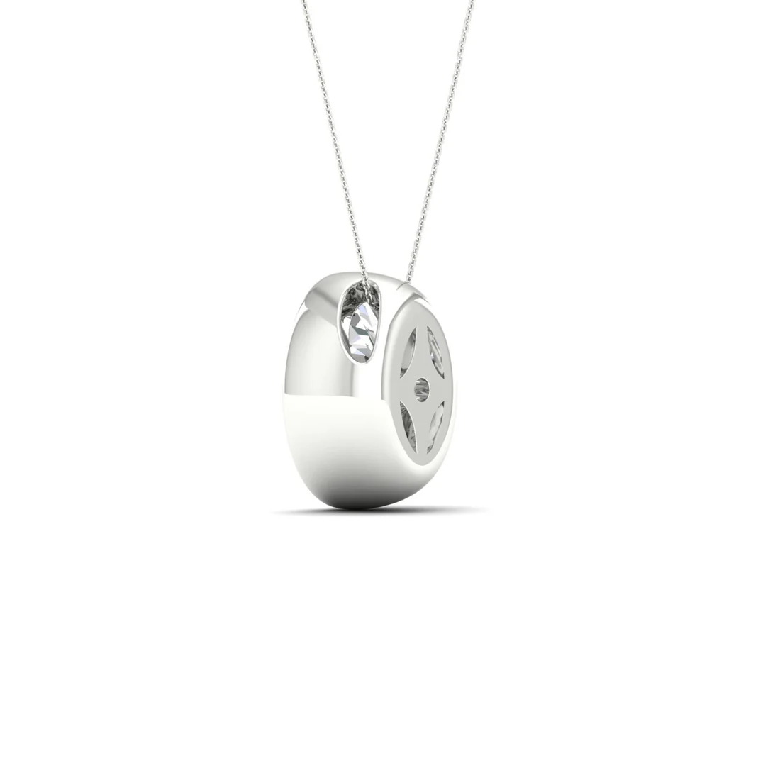 1.50 CTW Lab Grown Diamond Solitaire Pendant