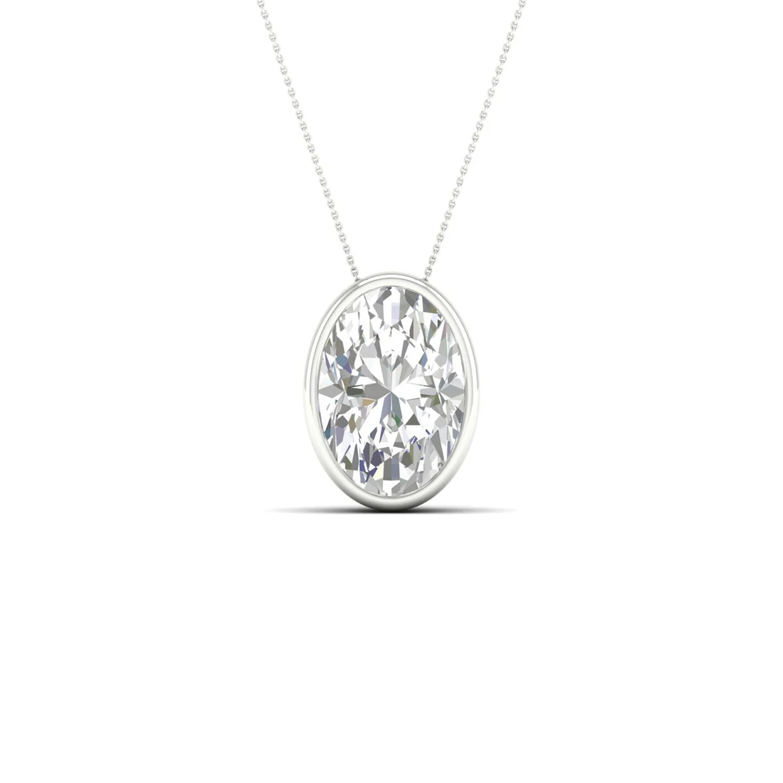1.50 CTW Lab Grown Diamond Solitaire Pendant