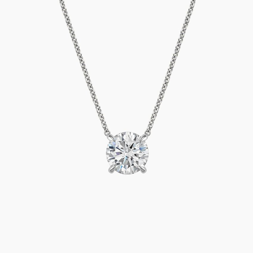2 CTW Lab Grown Diamond Solitaire Pendant