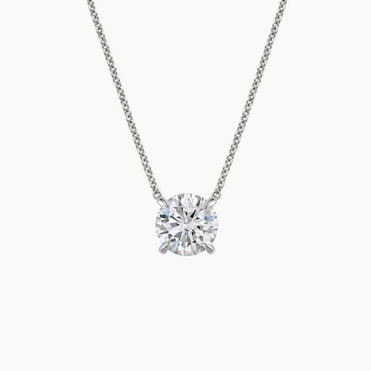 2 CTW Lab Grown Diamond Solitaire Pendant