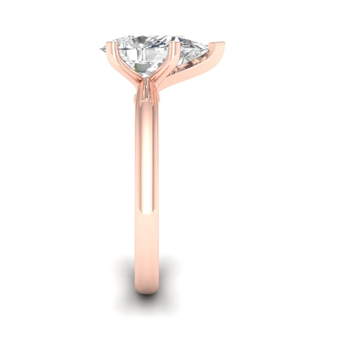 2 CTW Pear Lab Grown Diamond Solitaire Rings