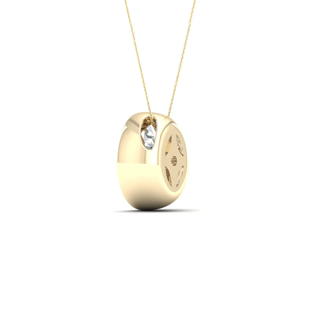 1.50 CTW Lab Grown Diamond Solitaire Pendant