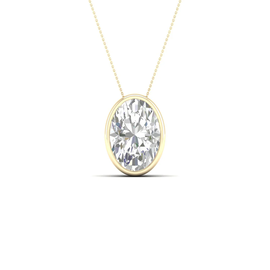 1.50 CTW Lab Grown Diamond Solitaire Pendant