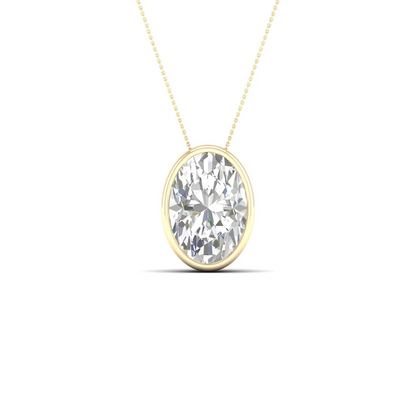 1.50 CTW Lab Grown Diamond Solitaire Pendant