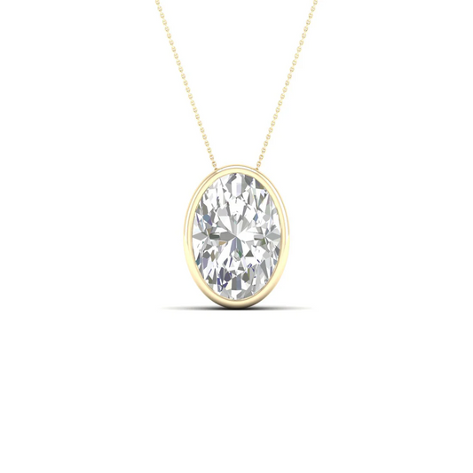 1.50 CTW Lab Grown Diamond Solitaire Pendant