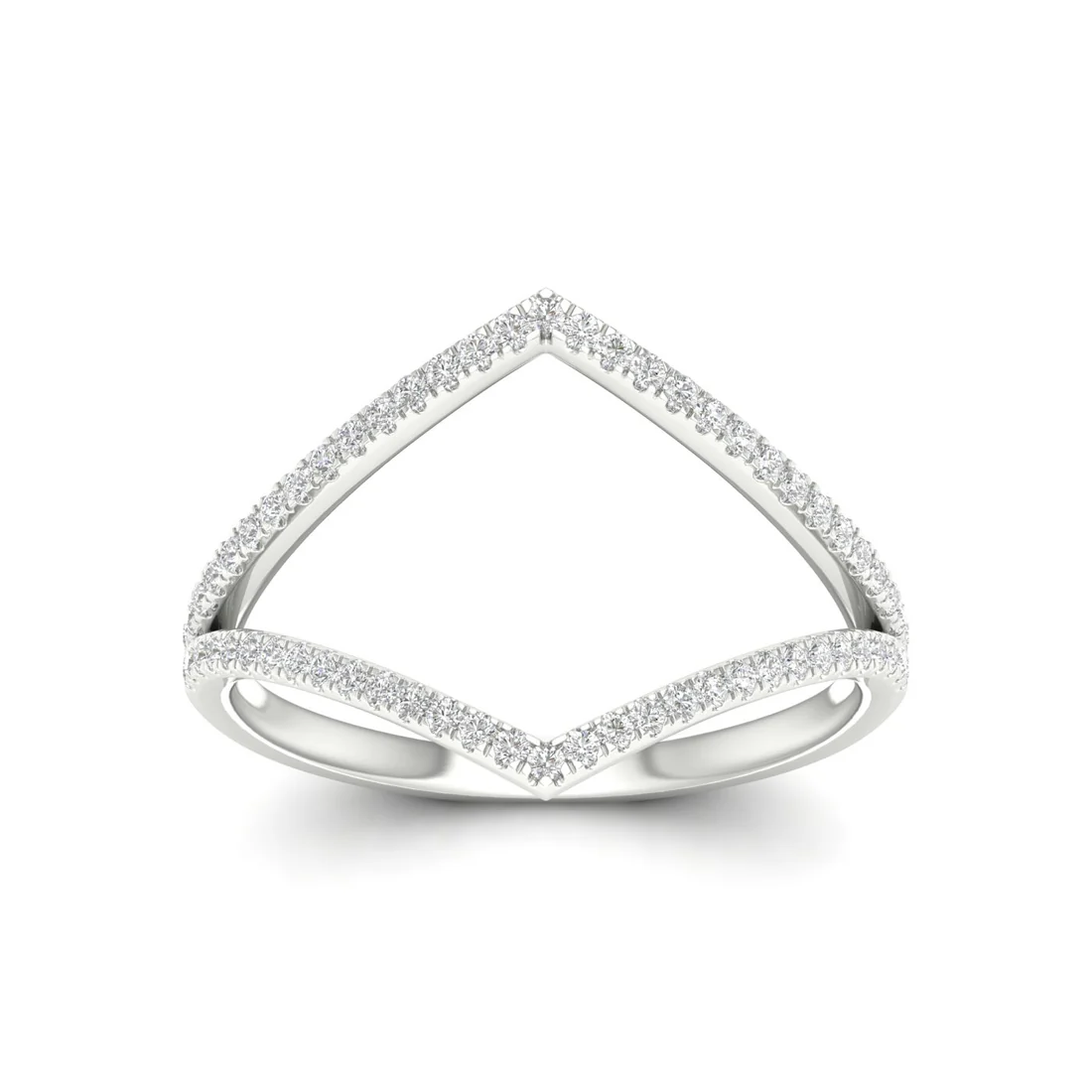 0.23Ctw Lab grown Diamond Vanki Wedding Band