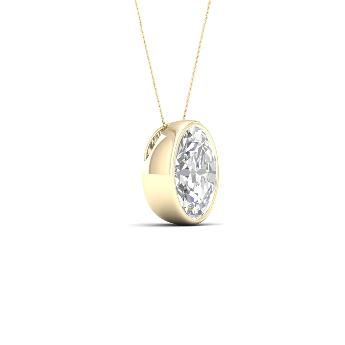 1.50 CTW Lab Grown Diamond Solitaire Pendant