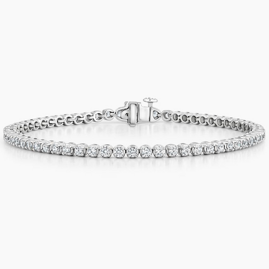 2CTW 7 inch Lab Grown Diamond Tennis Bracelet in Gold