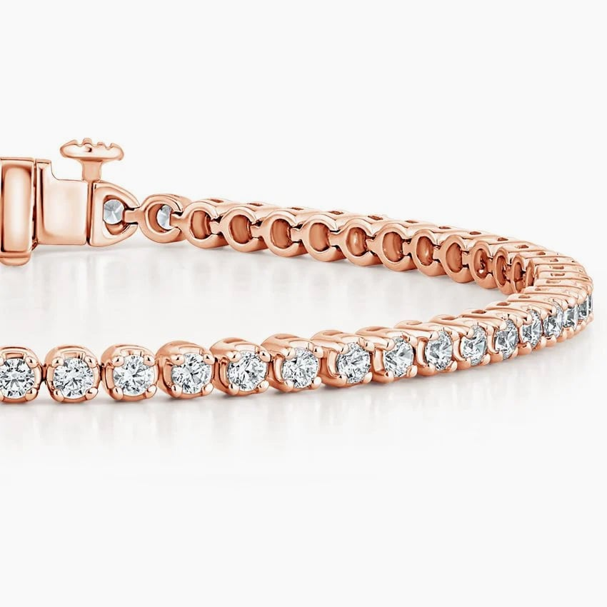 2CTW 7 inch Lab Grown Diamond Tennis Bracelet in Gold