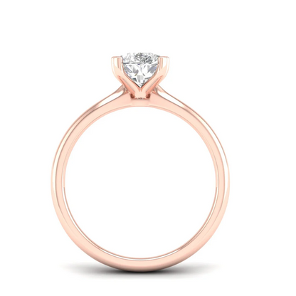 1.50 CTW Pear Cut Lab Grown Diamond Solitaire Ring