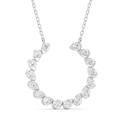 0.50 CTW Lab Grown Diamond Round Pendant