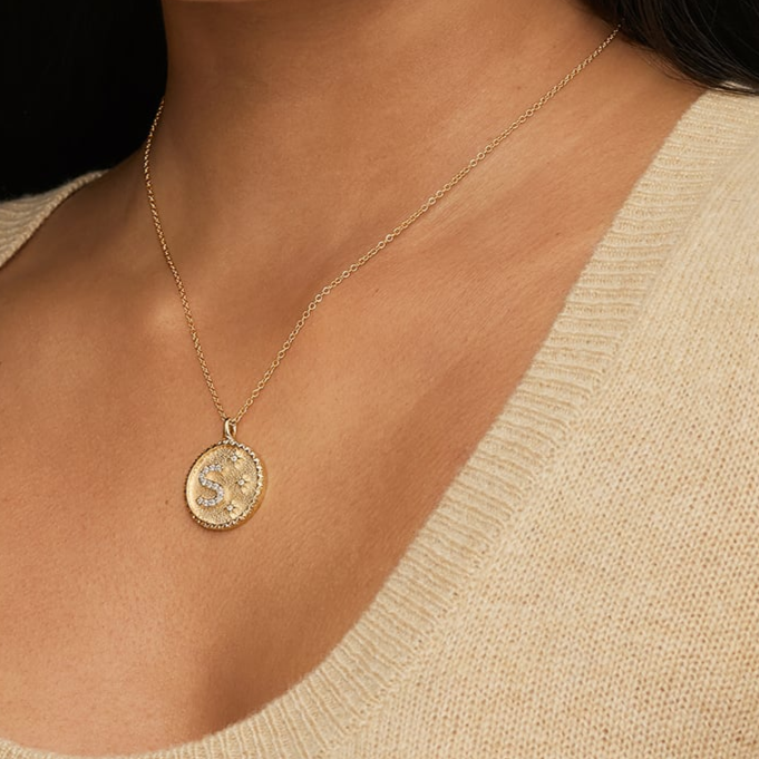 Lab Grown Diamond Custom Round Pendant