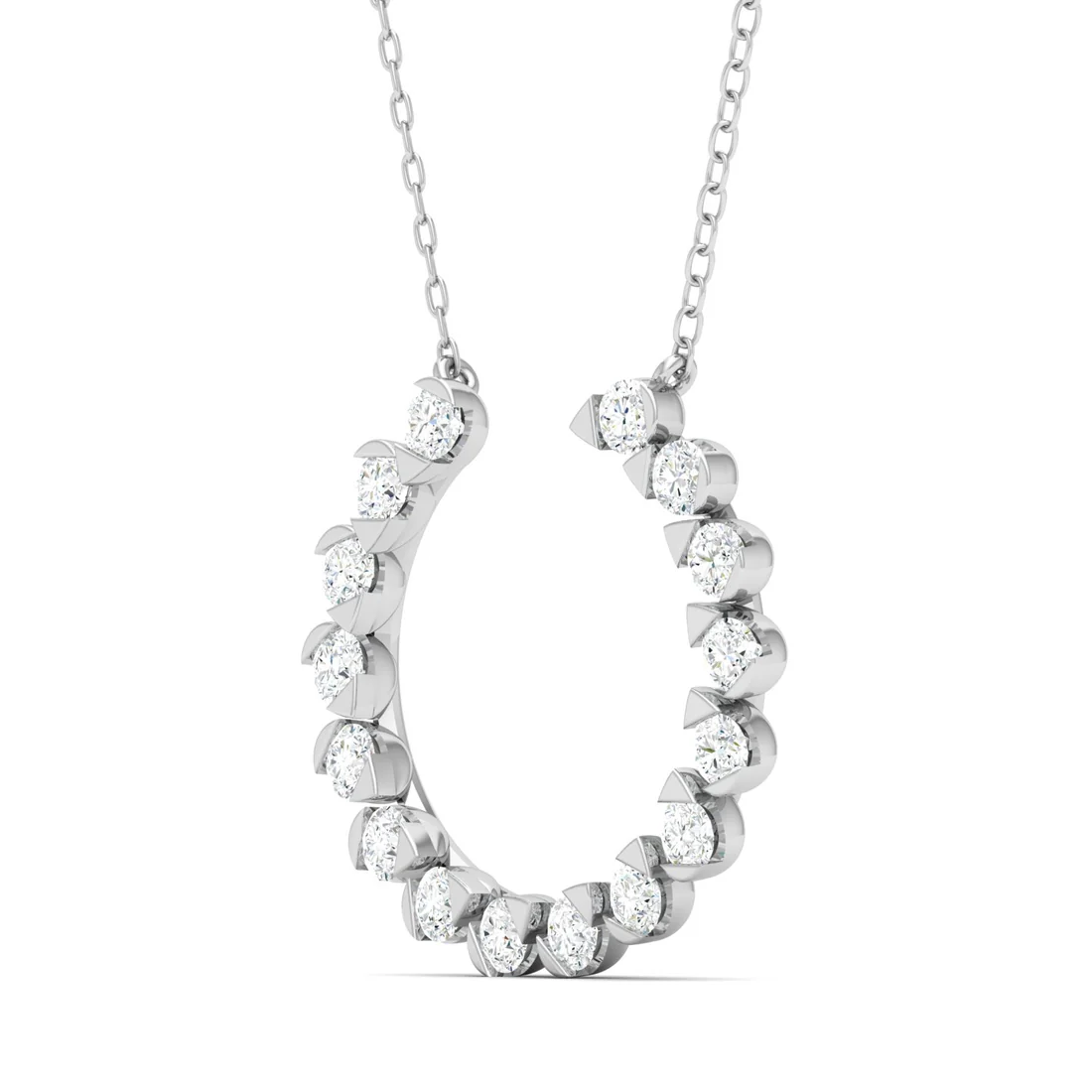 0.50 CTW Lab Grown Diamond Round Pendant