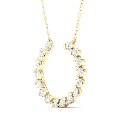 0.50 CTW Lab Grown Diamond Round Pendant