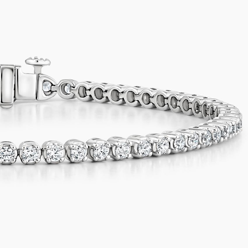 2CTW 7 inch Lab Grown Diamond Tennis Bracelet in Gold