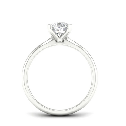 1.50 CTW Pear Cut Lab Grown Diamond Solitaire Ring