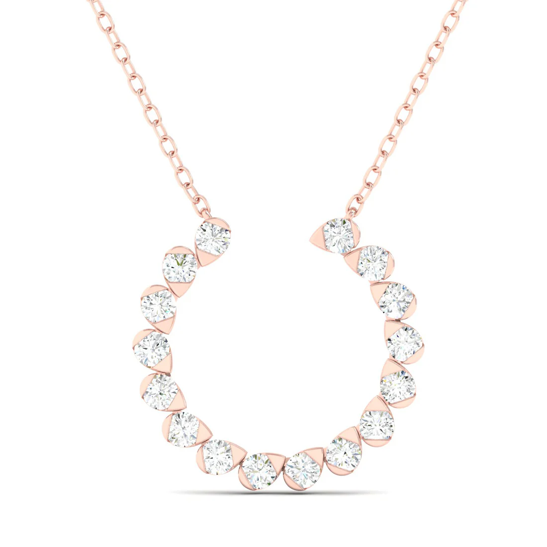 0.50 CTW Lab Grown Diamond Round Pendant