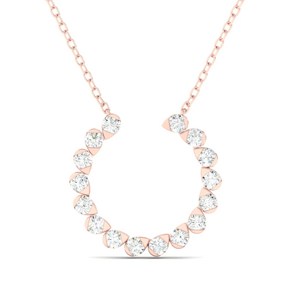 0.50 CTW Lab Grown Diamond Round Pendant