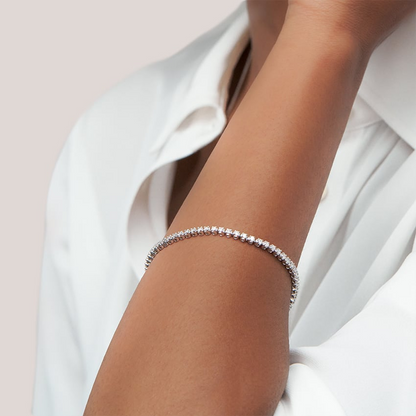 2CTW 7 inch Lab Grown Diamond Tennis Bracelet in Gold