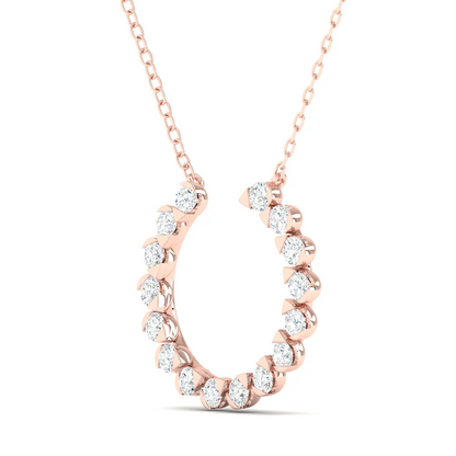 0.50 CTW Lab Grown Diamond Round Pendant