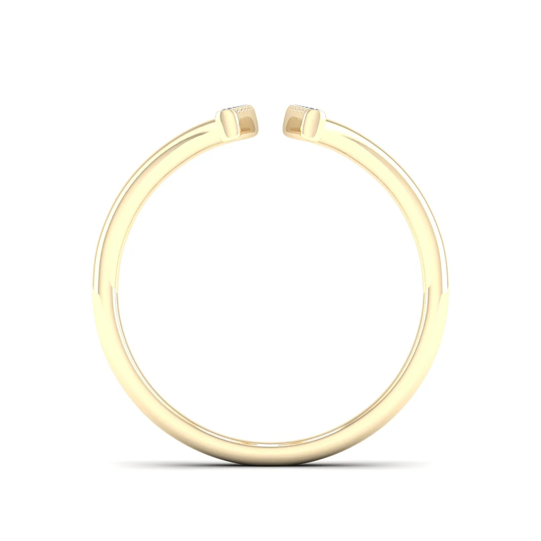 0.12Ctw Lab Grown Diamond Double Line Band