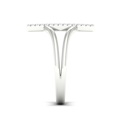 0.12Ctw Lab Grown Diamond Double Line Band