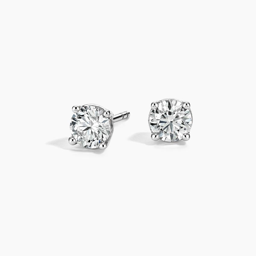 1 CTW Lab Grown Diamond Stud Earrings