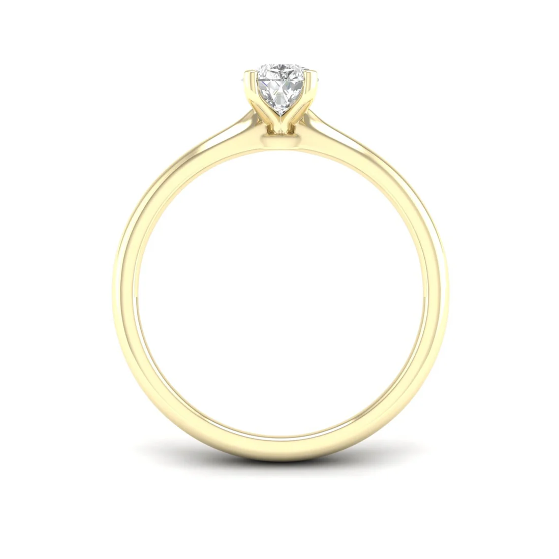 0.70 CTW Lab Grown Diamond Pear Cut Ring