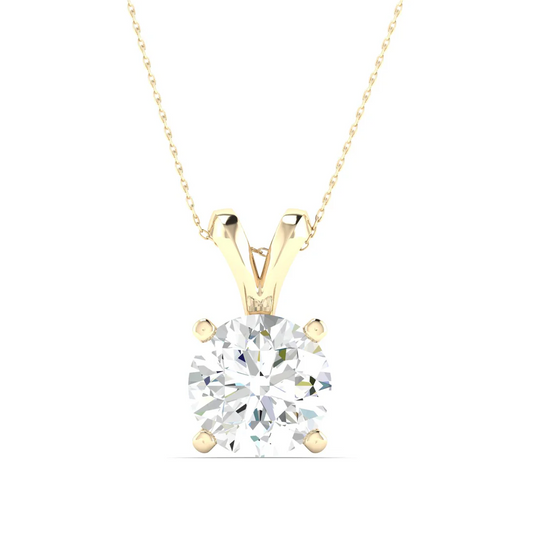 1 CTW Lab Grown Diamond Split Bail Pendant