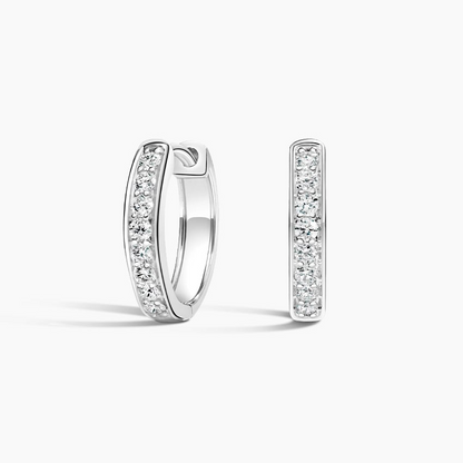 1/4 CTW Lab Grown Diamond Huggie Earrings