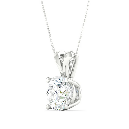 1 CTW Lab Grown Diamond Split Bail Pendant