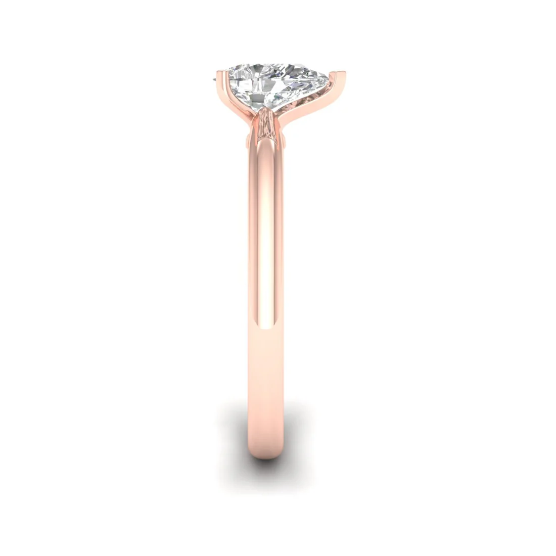 0.70 CTW Lab Grown Diamond Pear Cut Ring