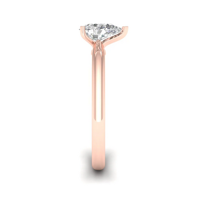 0.70 CTW Lab Grown Diamond Pear Cut Ring