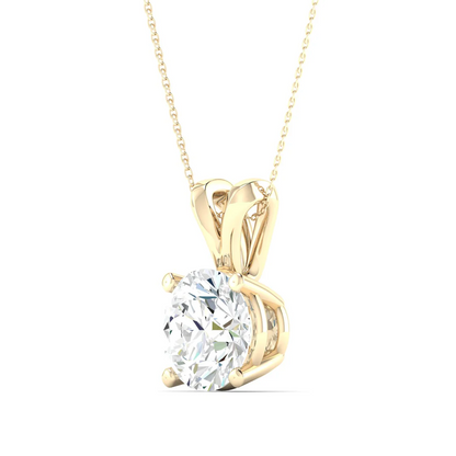 1 CTW Lab Grown Diamond Split Bail Pendant