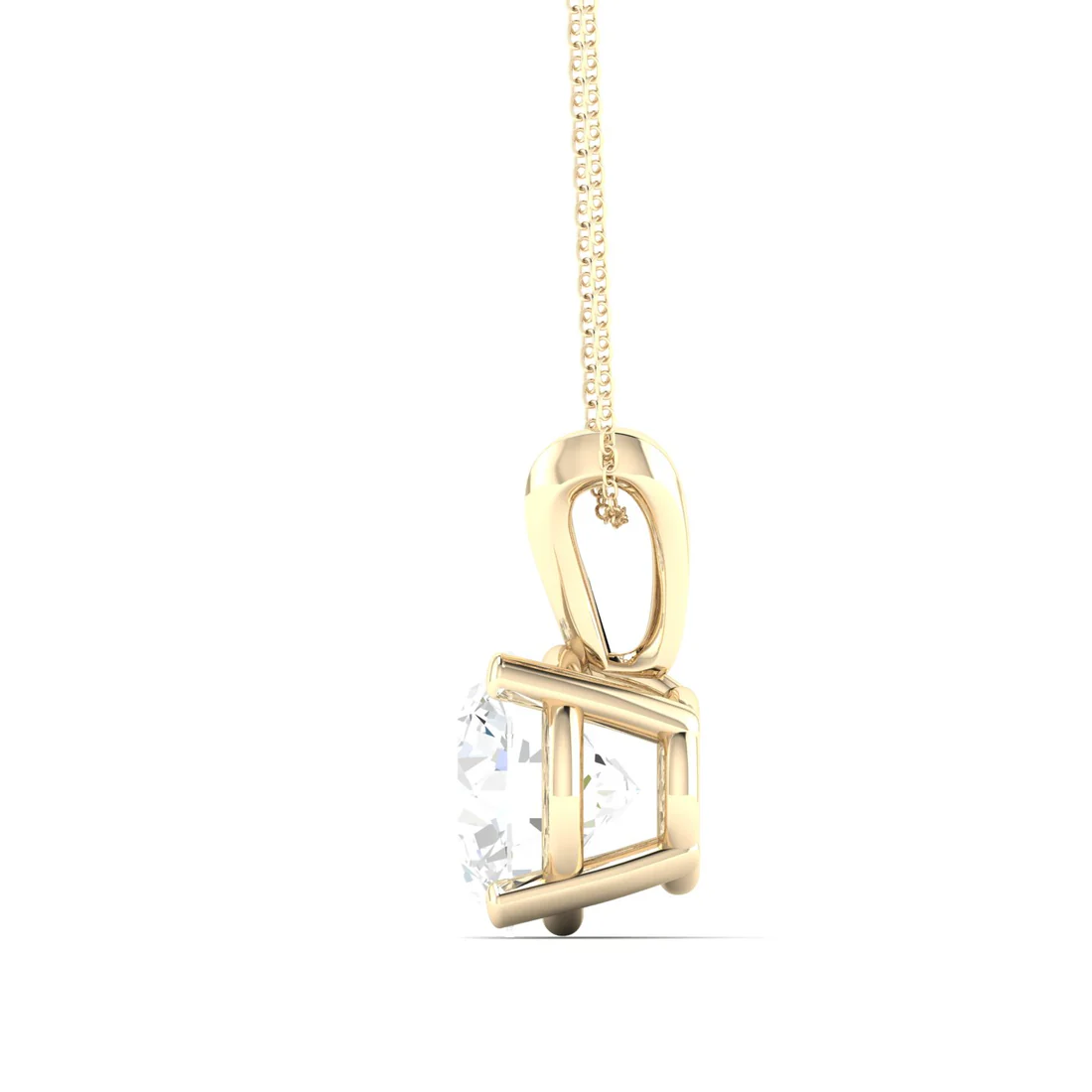 1 CTW Lab Grown Diamond Split Bail Pendant